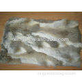 natural grey color chinchilla rabbit belly fur cushion